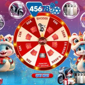 Phần quà hấp dẫn từ vòng quay may mắn trang 45678